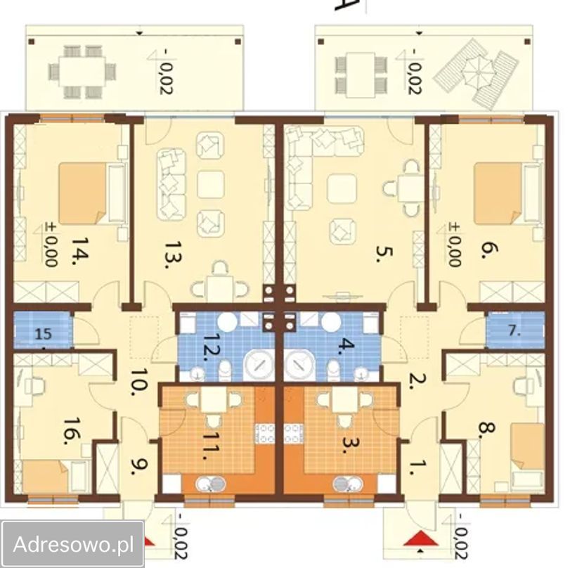 bliźniak, 3 pokoje Nowe Oborzyska. Zdjęcie 3