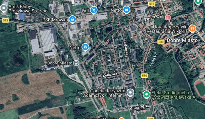Mieszkanie 3-pokojowe Dobre Miasto, ul. Chodkiewicza