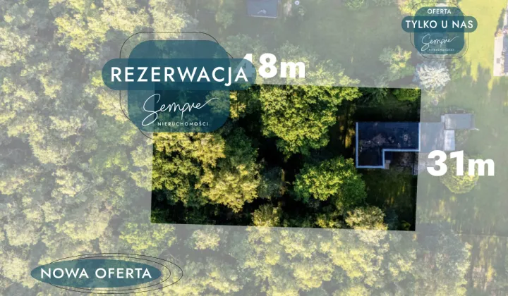 Działka budowlana Sokolniki-Las, ul. Klonowa