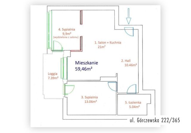 Mieszkanie 2-pokojowe Warszawa Bemowo, ul. Górczewska. Zdjęcie 20