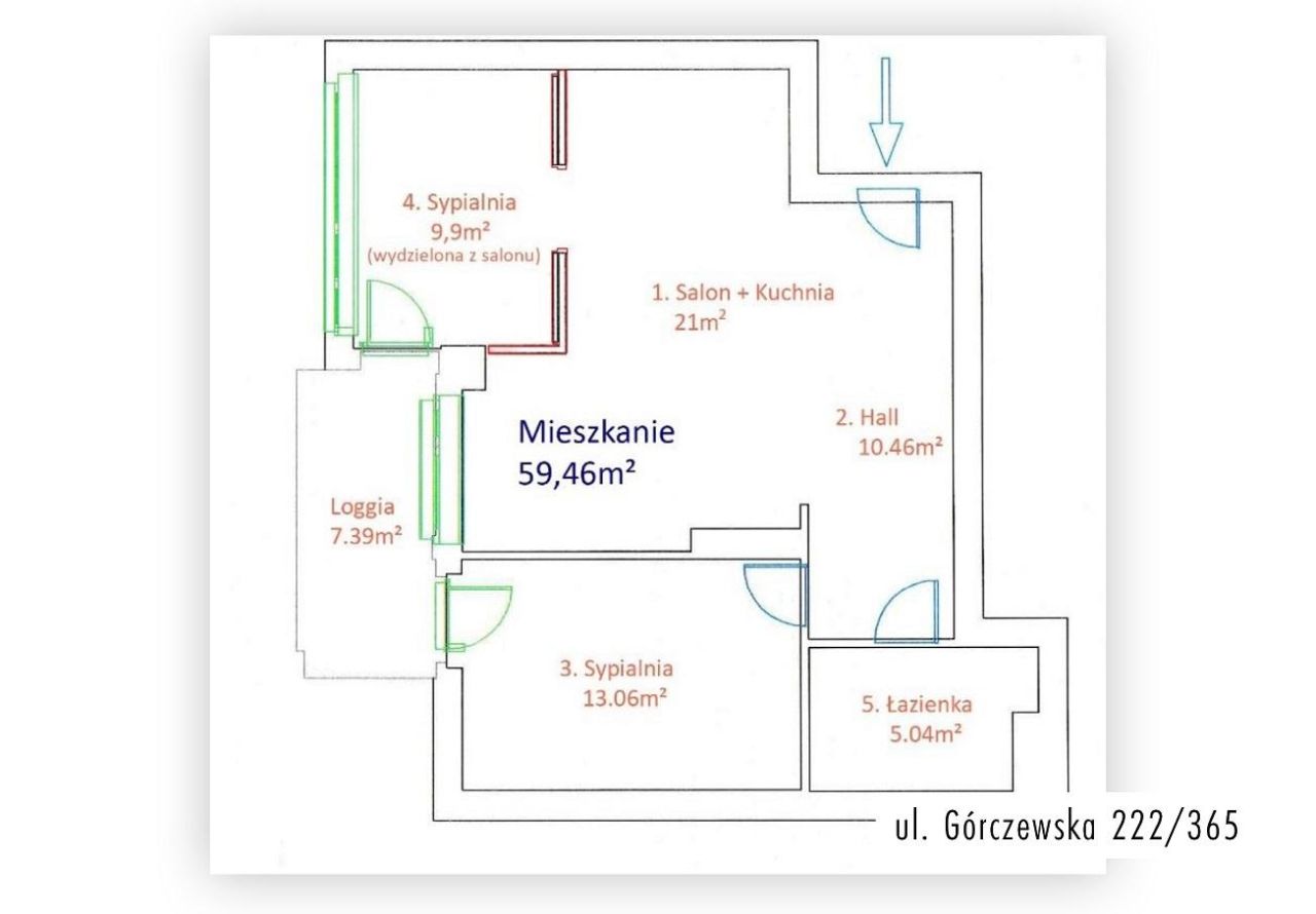 Mieszkanie 2-pokojowe Warszawa Bemowo, ul. Górczewska. Zdjęcie 20