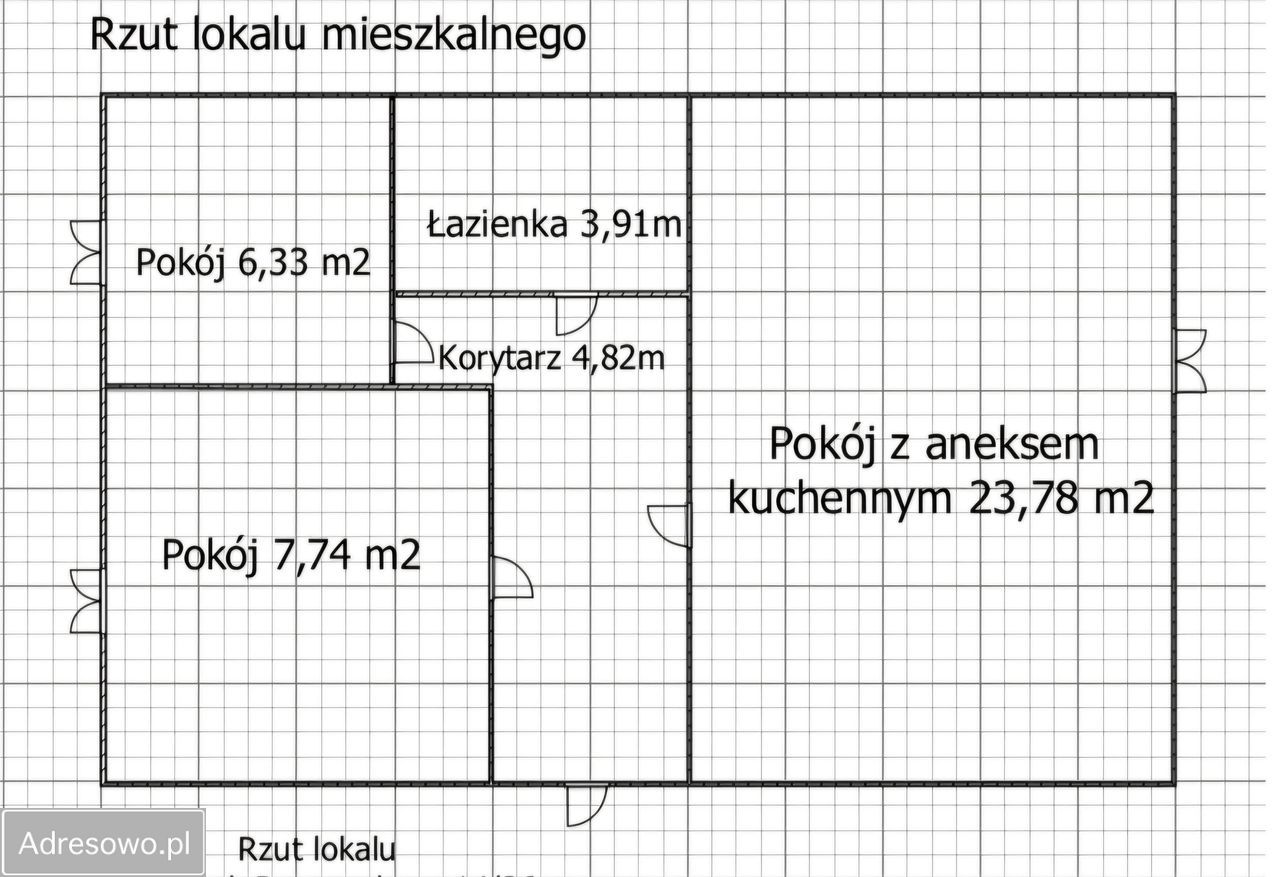 Mieszkanie 3-pokojowe Konin, ul. Przemysłowa. Zdjęcie 12
