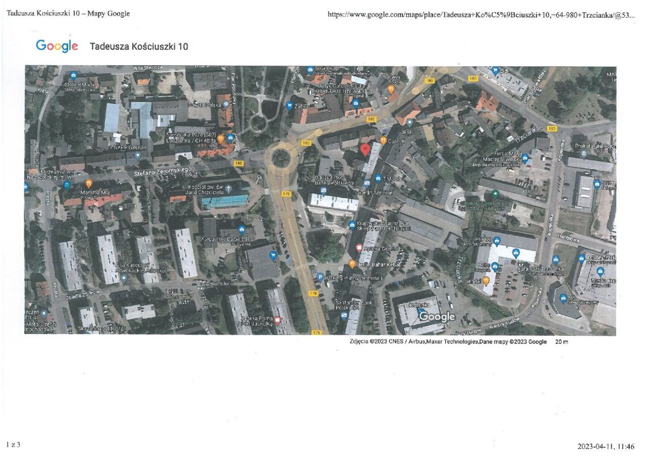 Lokal Trzcianka Centrum, ul. Tadeusza Kościuszki. Zdjęcie 7