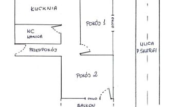 Mieszkanie 2-pokojowe Wrocław, Most ks. Piotra Skargi