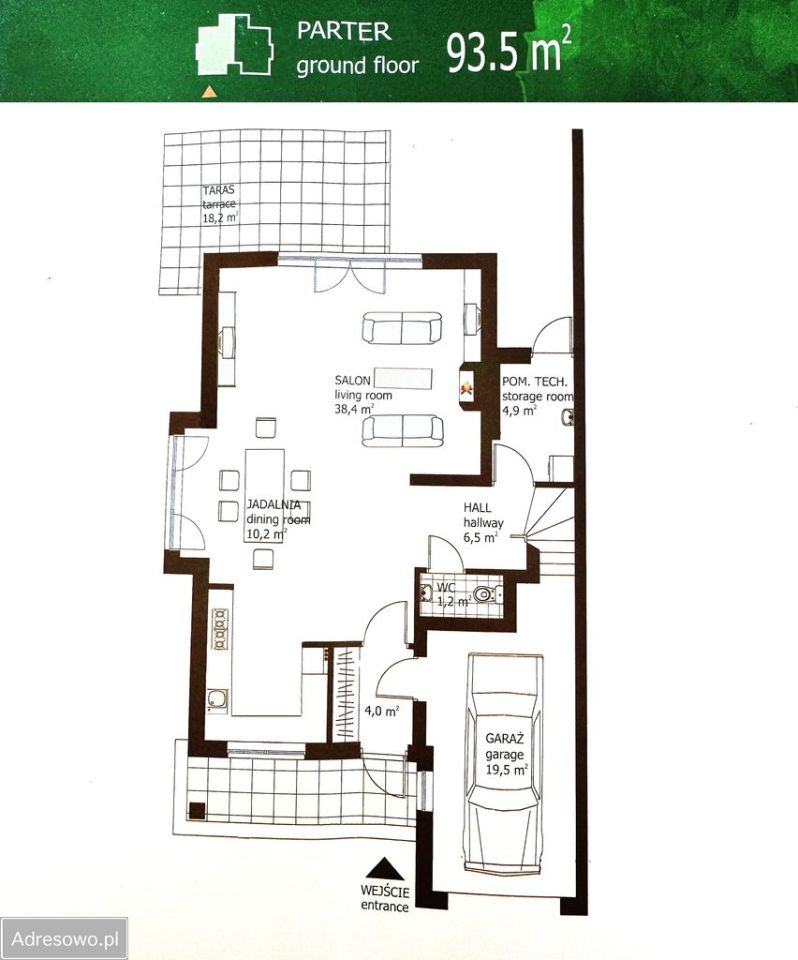 bliźniak, 5 pokoi Bielawa. Zdjęcie 17