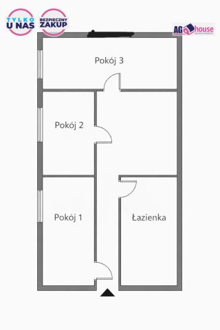 Mieszkanie 3-pokojowe Gdańsk Orunia, ul. Małomiejska. Zdjęcie 1