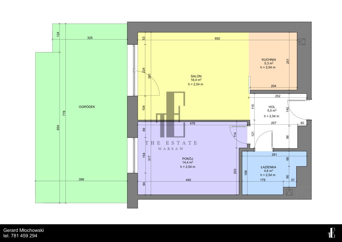 Mieszkanie 2-pokojowe Warszawa Mokotów, ul. Polska. Zdjęcie 19