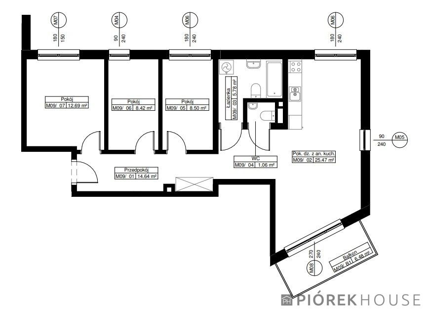 Mieszkanie 4-pokojowe Warszawa Białołęka, pl. Światowida. Zdjęcie 2