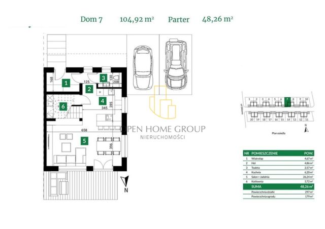 bliźniak, 5 pokoi Krzyżowice. Zdjęcie 13