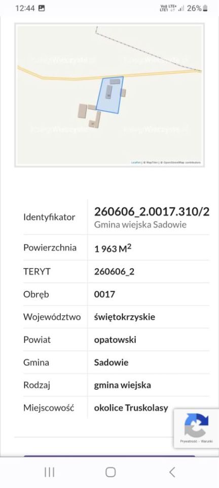 Działka rolno-budowlana Truskolasy. Zdjęcie 8