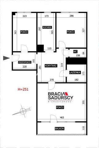 Mieszkanie 3-pokojowe Kraków, ul. Podedworze. Zdjęcie 19