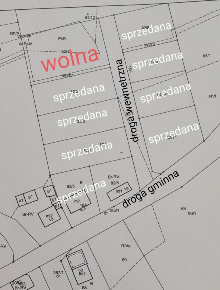 Działka budowlana Wymysłowo. Zdjęcie 2