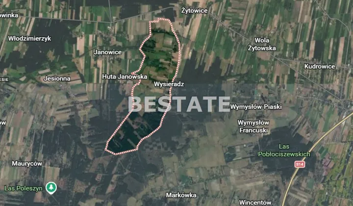 Działka rolna Wysieradz