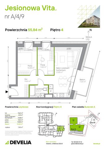Mieszkanie 3-pokojowe Gdańsk Wrzeszcz, ul. Jesionowa. Zdjęcie 6