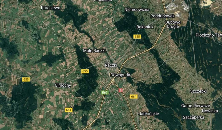 Działka budowlana Raczki