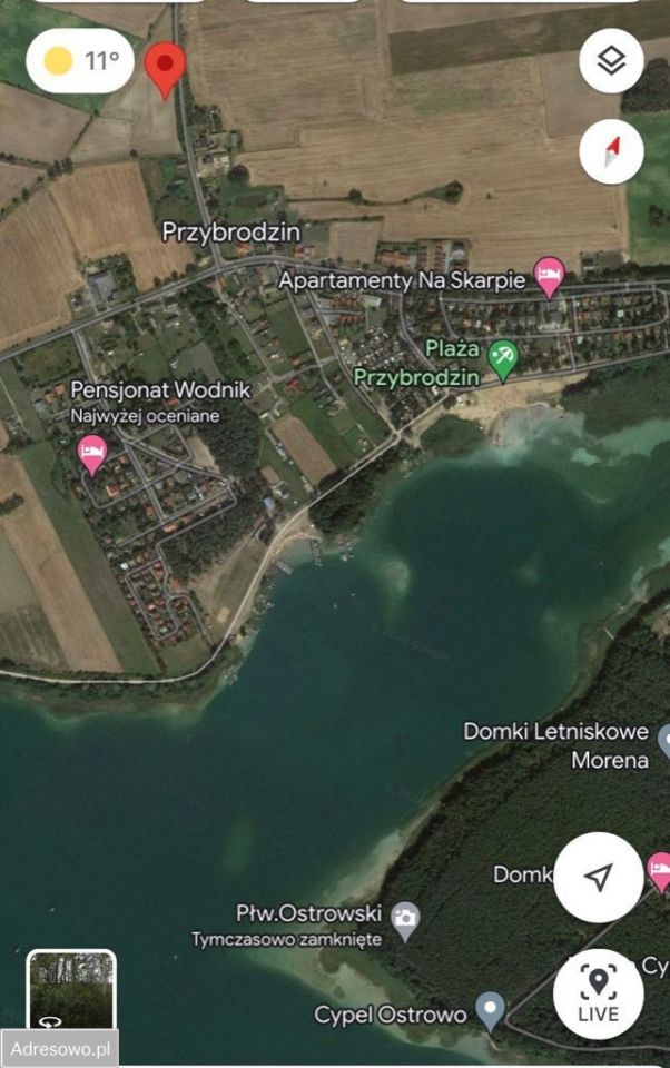 Działka budowlana Przybrodzin. Zdjęcie 2