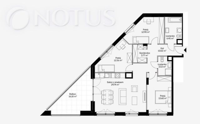 Mieszkanie 4-pokojowe Warszawa Wola. Zdjęcie 4