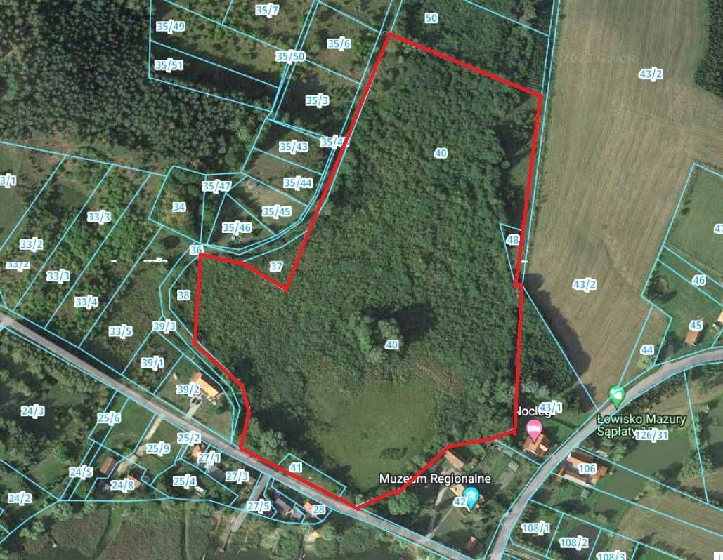 Działka budowlana Sąpłaty. Zdjęcie 4