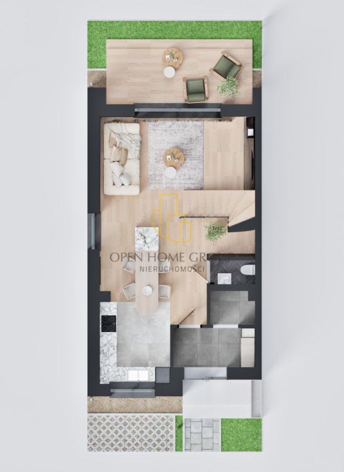 bliźniak, 4 pokoje Ligota Piękna. Zdjęcie 6