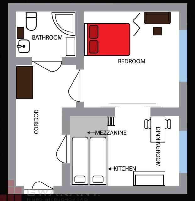 Mieszkanie 2-pokojowe Kraków Kazimierz, ul. Bolesława Limanowskiego. Zdjęcie 15