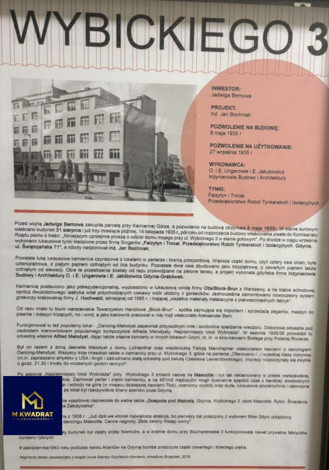 Mieszkanie 2-pokojowe Gdynia Śródmieście, ul. Józefa Wybickiego. Zdjęcie 17