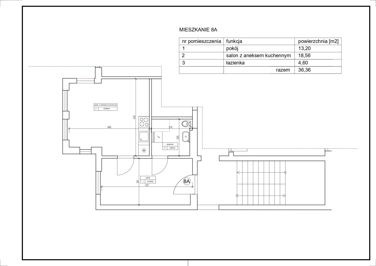 Mieszkanie 2-pokojowe Słupsk Centrum, ul. Adama Mickiewicza. Zdjęcie 8