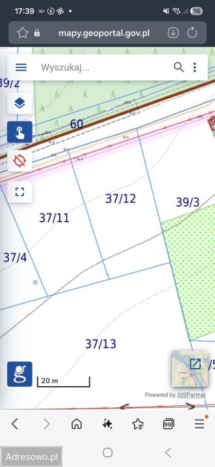 Działka budowlana Wyręba. Zdjęcie 2