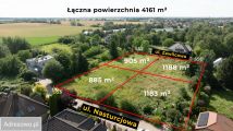 Działka inwestycyjna Poznań Plewiska-Osiedle, ul. Nasturcjowa. Zdjęcie 1