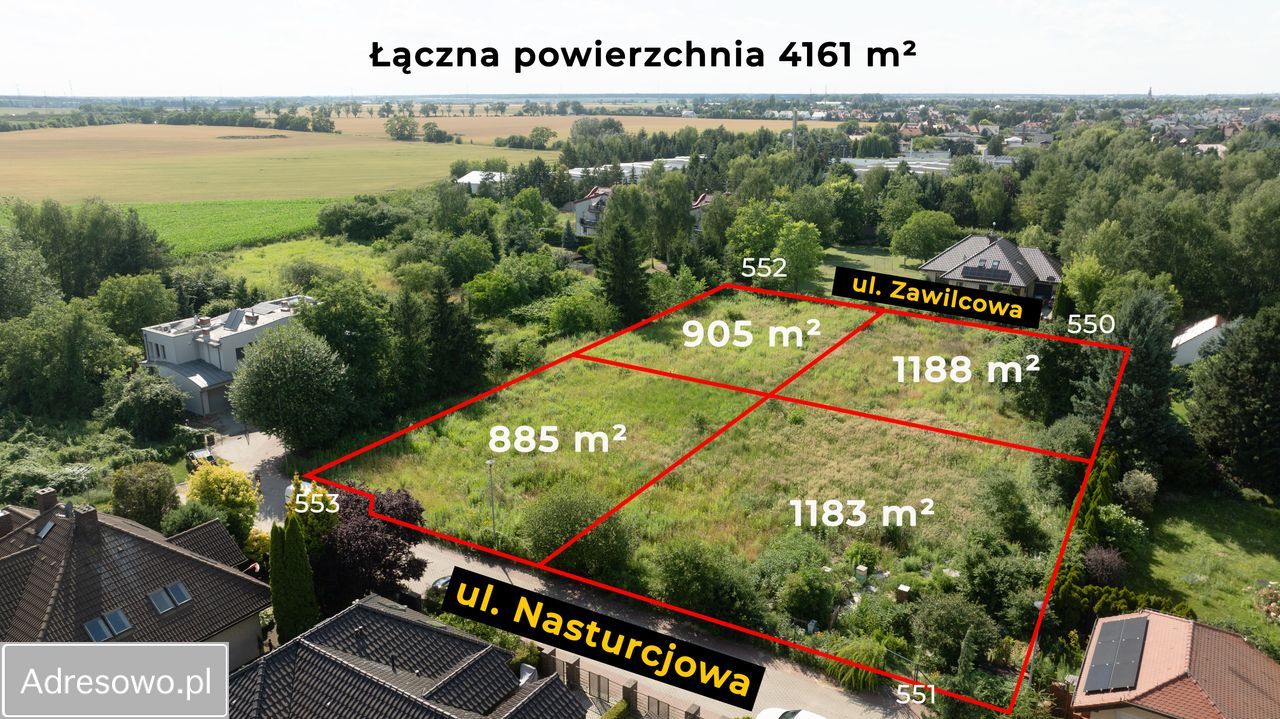 Działka inwestycyjna Poznań Plewiska-Osiedle, ul. Nasturcjowa. Zdjęcie 2