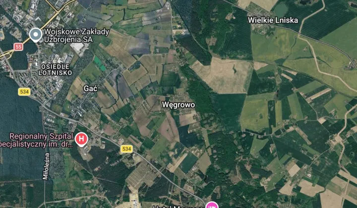 Działka budowlana Węgrowo
