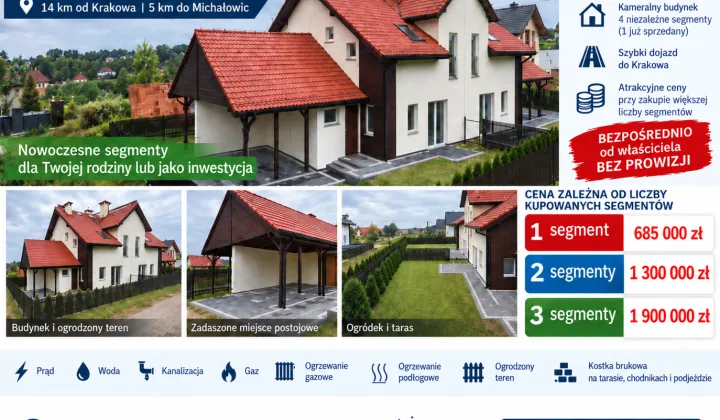 bliźniak, 3 pokoje Żerkowice, ul. Wichrowa