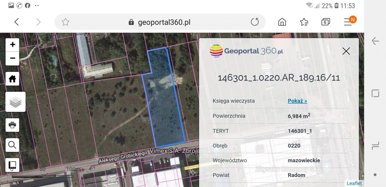 Działka inwestycyjna Radom Wólka Klwatecka, ul. Aleksego Grobickiego. Zdjęcie 3