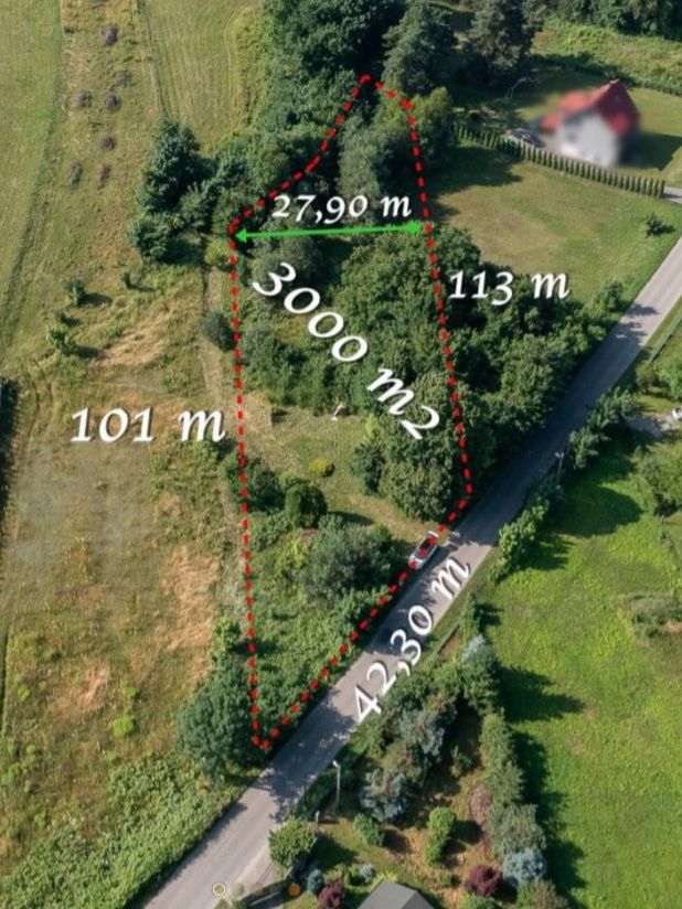 Działka rolno-budowlana Podlesie