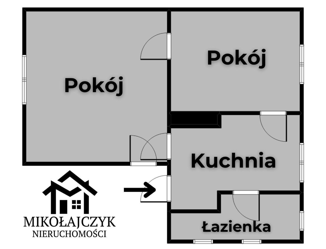 Mieszkanie 2-pokojowe Bartoszyce, ul. Pieniężnego. Zdjęcie 12