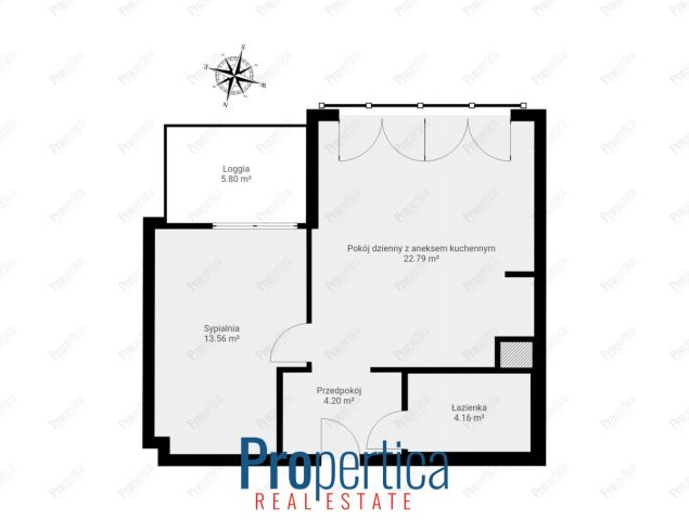 Mieszkanie 2-pokojowe Warszawa Śródmieście, al. Jana Pawła II. Zdjęcie 21