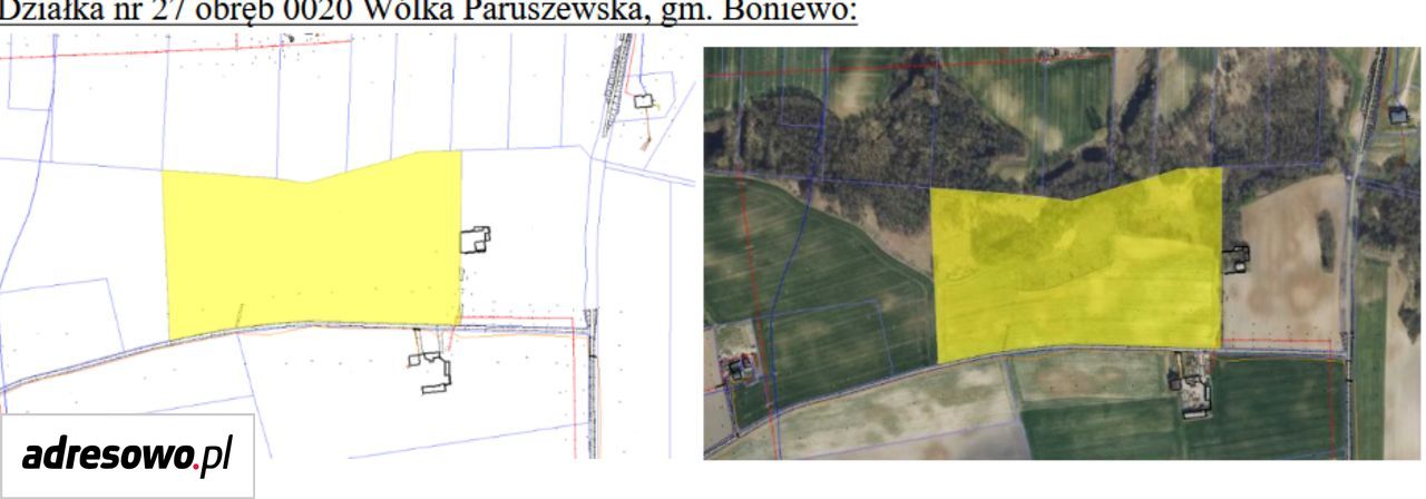 Działka rolna Wólka Paruszewska. Zdjęcie 3