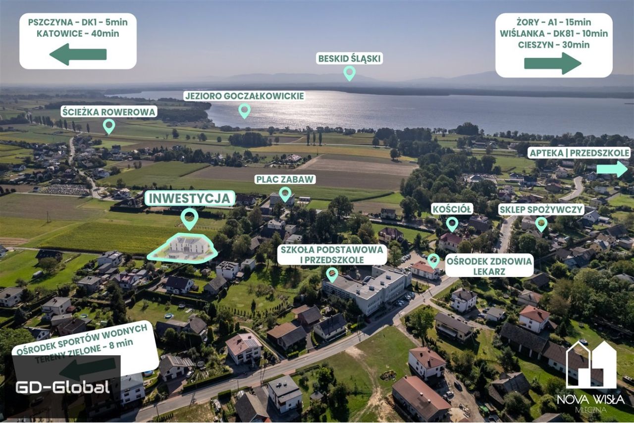 Mieszkanie 3-pokojowe Wisła Wielka. Zdjęcie 9