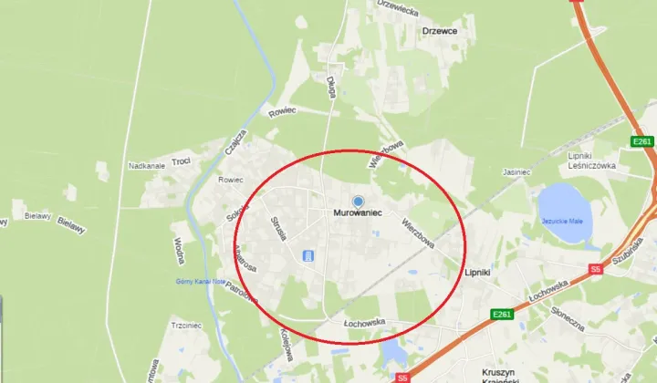 Działka inwestycyjna Murowaniec