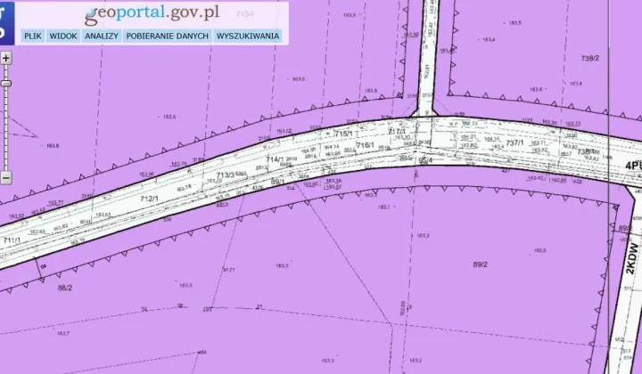 Działka inwestycyjna Łuków