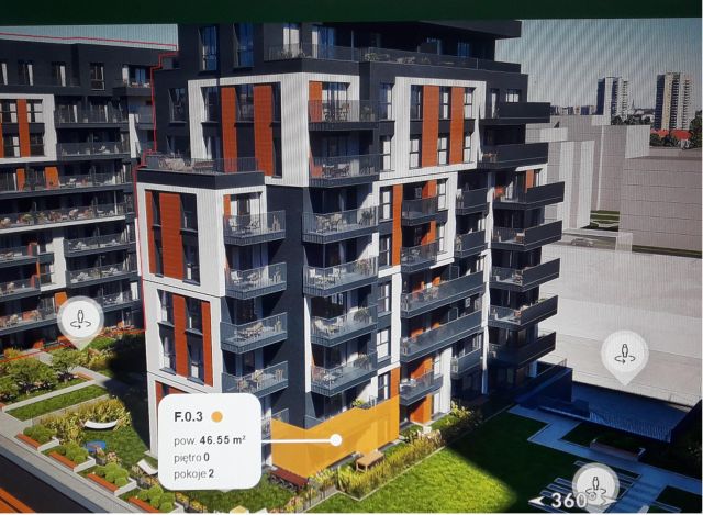 Mieszkanie 2-pokojowe Katowice Dolina Trzech Stawów, ul. gen. Władysława Sikorskiego. Zdjęcie 1