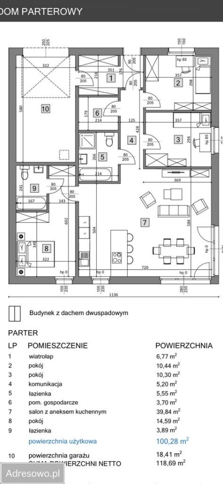 dom wolnostojący, 4 pokoje Domasław. Zdjęcie 7