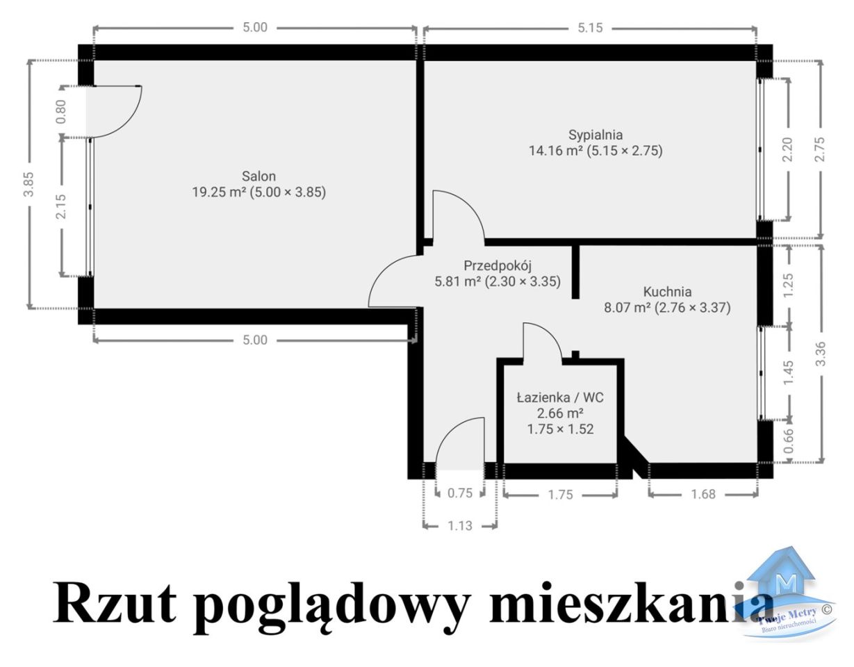 Mieszkanie 2-pokojowe Włocławek. Zdjęcie 14