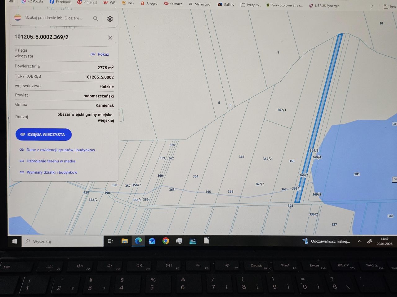 Działka rolna Danielów. Zdjęcie 8