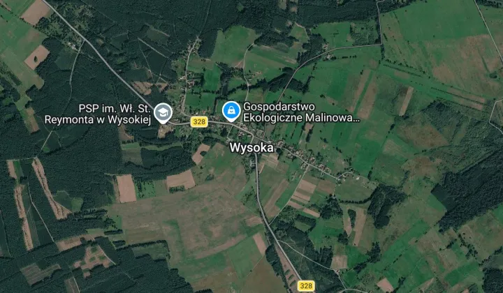 Działka rolna Wysoka, .