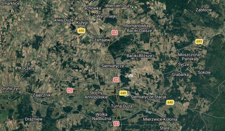 Działka rolna Siemiatycze
