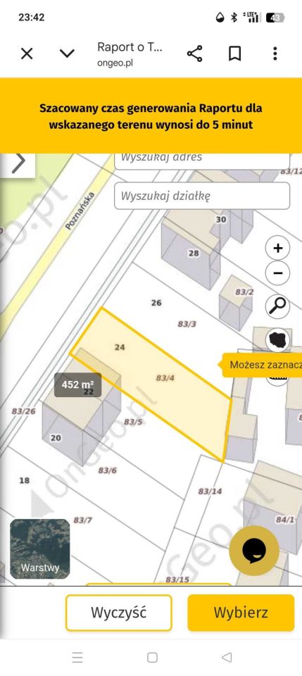 Działka budowlana Bolechowo. Zdjęcie 2