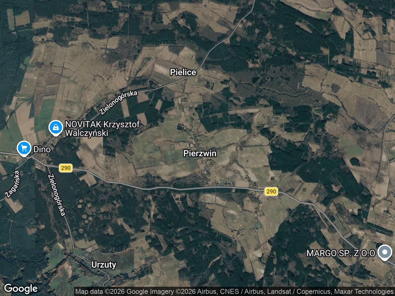 Działka rolna Pierzwin, ul. Zielonogórska. Zdjęcie 1