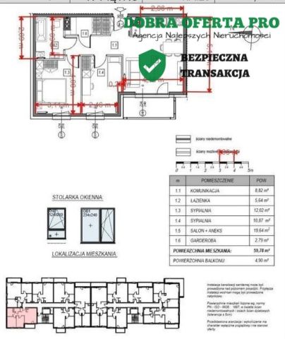 Mieszkanie 3-pokojowe Gdańsk Chełm. Zdjęcie 6