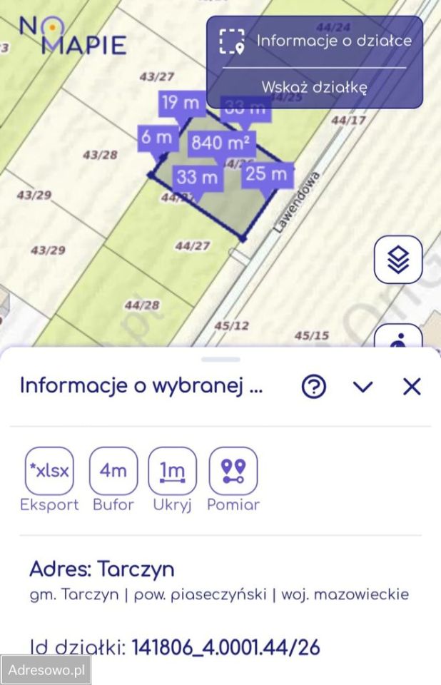 Działka budowlana Tarczyn. Zdjęcie 8