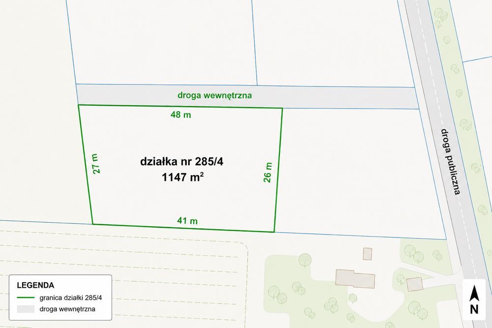 Działka rolno-budowlana Pawłów. Zdjęcie 2